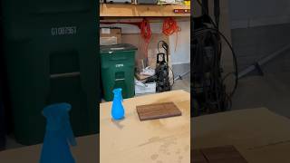 Rounding over the edges, sanding, and raising the grain on this little cheese slicer board.  #maker