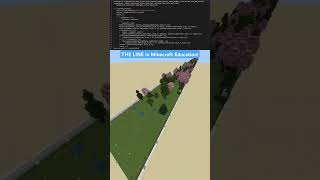 Coding the Future: Minecraft Education creates THE LINE #minecraftshorts #minecrafteducation