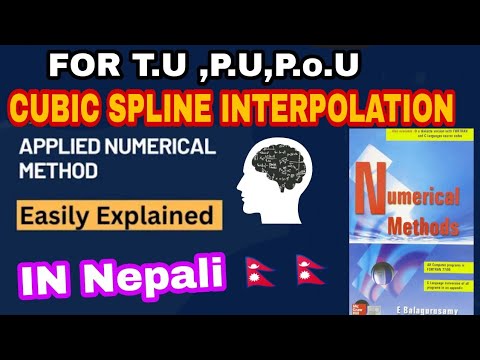 NATURAL CuBiC SpLinE - Interpolation ( Full Concept In Nepali🇳🇵🇳🇵) // Numberical Method // Esay Way