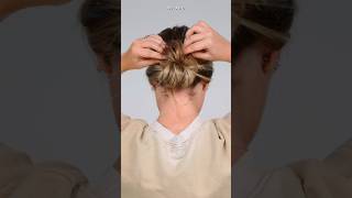 EASIEST LOW MESSY BUN!