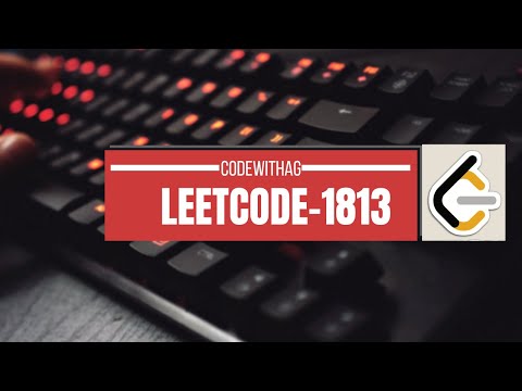 LeetCode Question:1813:-Sentence Similarity III ||Explained and Coded||C++