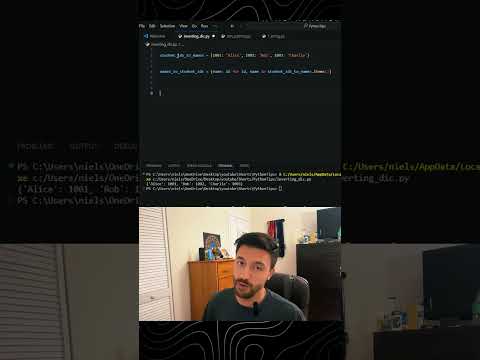 Invertir diccionarios en Python #programacion #python #software