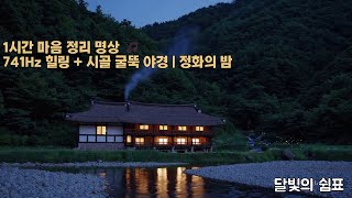 정서 정화와 에너지 균형을 위한 741Hz 사운드 | 1시간 자연명상 배경 영상
