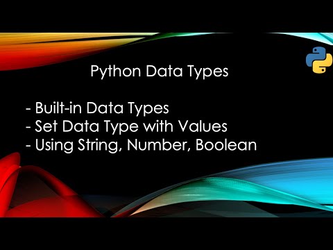 Python Data Types - Beginners Lesson (str, int, float, bool)