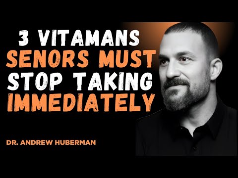 " 3 Vitamins Seniors Should Never Take After 60 " | ANDREW HUBERMAN BEST SPEECH |
