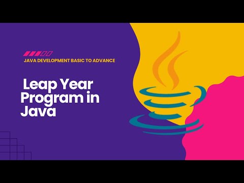 Leap Year Program In Java | #coding #javadevelopment #java #viral