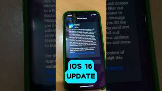 iOS 16 update in iPhone #shorts #ios16 #ios16features