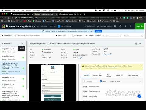 Run webdriverio script in jenkins through the browserstack