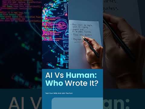 Can you guess who wrote it — AI or Human? 🤖🧠 Tap to test your instincts! #AIvsHuman #StoryQuiz #Enga