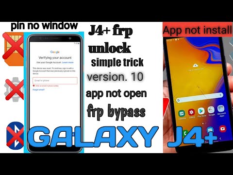 Samsung J4 Plus GOOGLE/FRP BYPASS | Android 9 Pie Latest Security Patch (Without PC)2025 💯% working