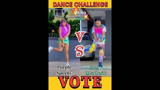 Purple Speedy vs Soft Madeit WHO WON CHALLENGE? #amapianodancechallenge