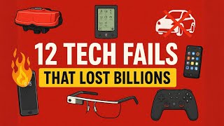 🔥 12 Tech Fails That Lost BILLIONS – From Google Glass to the Apple Car 🚗💥