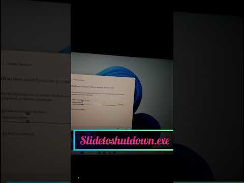 computer slide to shutdown kaise kare. #shorts
