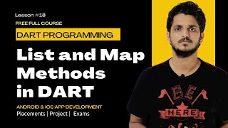 List and Map Methods in DART || Lesson 18 || DART Programming ||