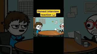 😂how to give interview?#corporatelife #funny #employeefirst #shorts #animation #youtube #anime #mine