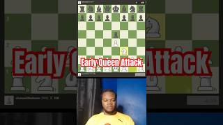 Early Queen Attack #chess #chesstips #chesstricks #chesscom #chessmaster