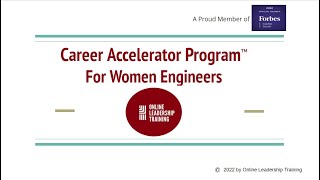 Jen Marvin's Career Accelerator Program™ for Women Engineers
