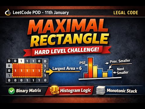 This HARD LeetCode Problem Breaks Everyone 😵 | Maximal Rectangle Explained