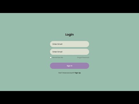 How To Make a Simple Modern Login Page with HTML & CSS – Beginner-Friendly Tutorial (2025)