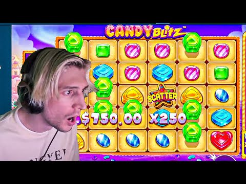 XQC HITS CRAZY WIN ON CANDY BLITZ