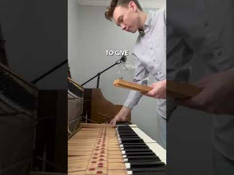 taking apart a whole piano