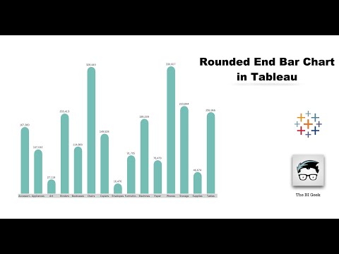 Tableau Tip: Rounded End Bar Chart in 2 Minutes | Easy & Quick