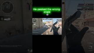 He Peeks the WRONG Angle… 💀 | CS2 Insane Punish |  #cs2  #csgo   #headshot  #gamingshorts