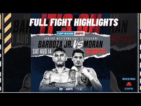 Arnold Barboza Jr vs Antonio Moran Full Fight Highlights