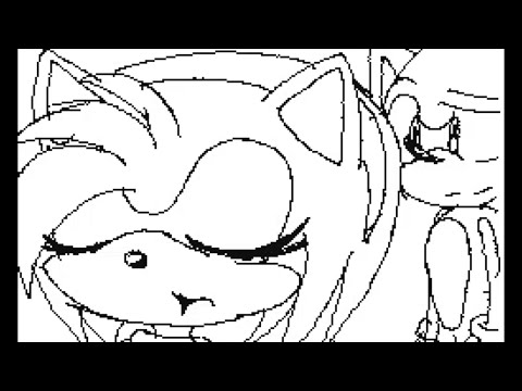 SonAmy Servant of Evil / Flipnote Hatena