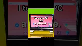 I Installed Android on a 0$ PC #android  #pc  #smartphone #tech #computer
