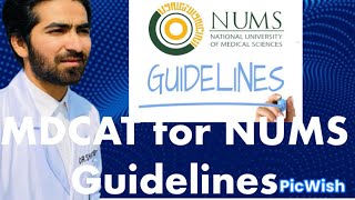 MDCAT for NUMS 2022 | Paper Attempt Strategy | Guidelines | Dr. Shayzee