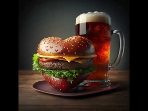 Delicious Juicy Heart - Shaped Burgers idea to congratulate your Loved ones on Valentine's Day!