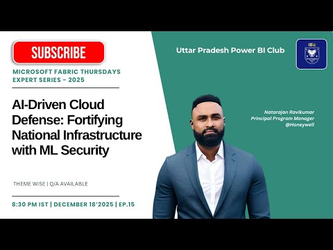 EP-15 | Microsoft Fabric Thursday Expert Series- 2025 | #cybersecurity #mllearning #clouddefence