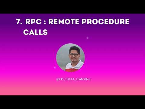 7 . RPC Explained -Part 1| Distributed Systems Fundamentals | Cis Theta Learning