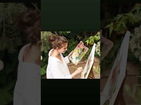 Les premiers rayons du soleil annoncent l’arrivée de l’été et inspirent @margueritepiard ☀️🎨