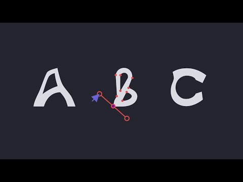 Custom font design | Timelapse