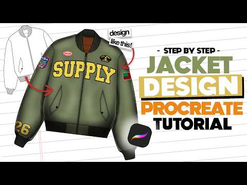 How I Design a Jacket in Procreate | Step-by-Step Tutorial