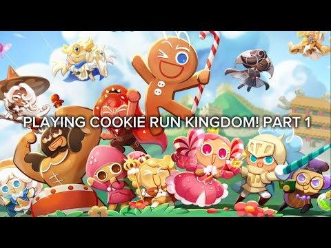 PLAYING COOKIE RUN KINGDOM! (PART 1) Dark Mode, Bounties and Kingdom Arena. 🍪🏃🏰