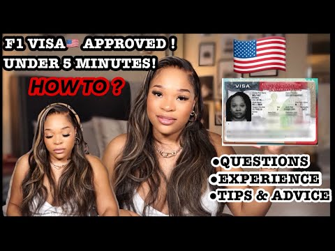 MY USA 🇺🇸 F1 VISA APPROVED IN 5 MINUTES | 1ST ATTEMPT | DETAILED- QUESTIONS ASKED & EXPERIENCES.