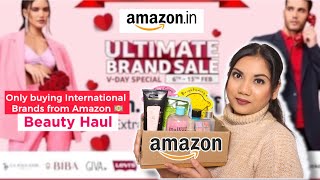 Amazon Beauty Haul of International Makeup Brands || Amazon Sale