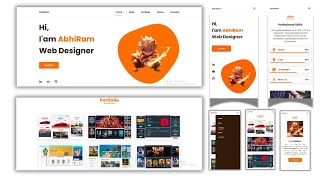 How to Make a Responsive Modern Portfolio Website | Html CSS JS Beginners To Advanced Full Tutorial