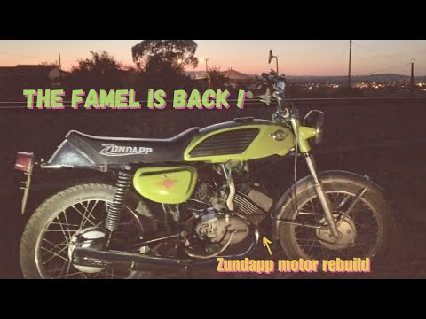 Return of the FAMEL- Classic Portuguese Motorcycle-Zundapp 2stroke Motor rebuild