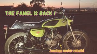 Return of the FAMEL- Classic Portuguese Motorcycle-Zundapp 2stroke Motor rebuild