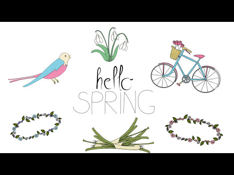 Videoscribe SVG pack - Spring Moodboard
