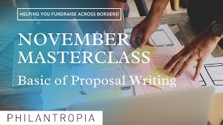 Basic of Proposal Writing
