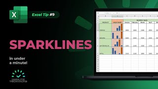 How to use SPARKLINES in Excel Tutorial in Under a Minute! #shorts