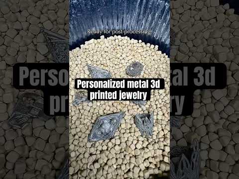 Personalized 3d printed jewelry #3dprinting #personalizedjewelry #3dprintedparts