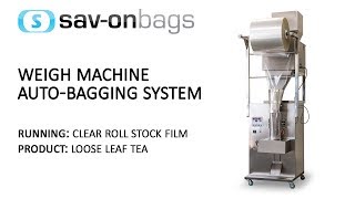 Weigh Machine Auto-Bagging System (12.5 inch auto bagger)