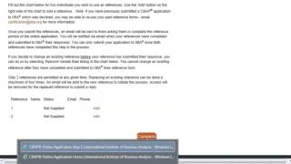 Step 5 of How to Complete the IIBA CBAP® Online Application