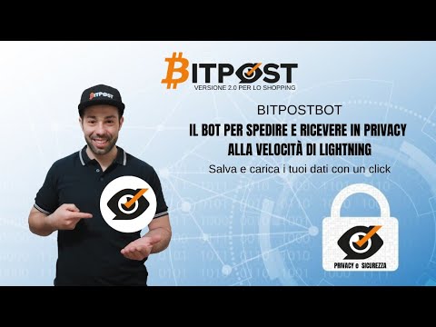 Il Bot automatico per le tue spedizioni in privacy totale.